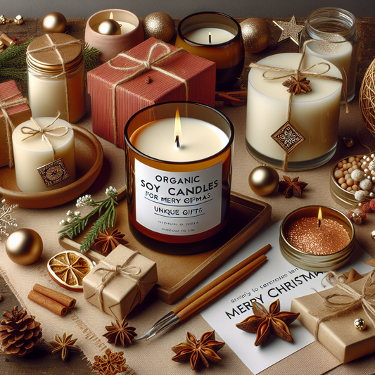 Organic Soy Candles for Merry Christmas - Unique Gifts in India