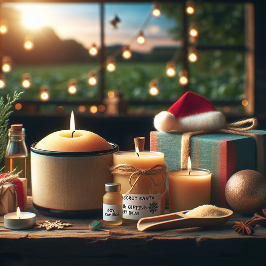 Soy Candles for Gifting: Secret Santa & Christmas Gift Ideas - The Organic Farm