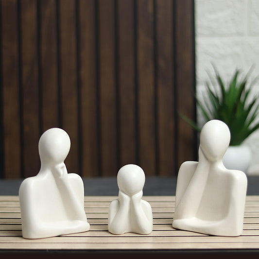 Artisanal Family Think Piece - Ceramic Sculpture Set